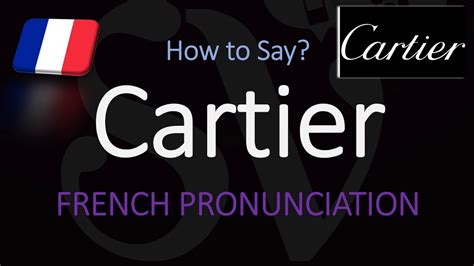 cartier pronunciation